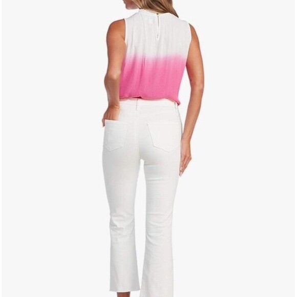💗Mud Pie Weston Pink Ombre Dip Dye Swing Tank for Women - Size Small, NWT - Picture 3 of 11
